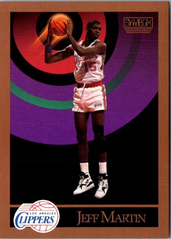 1990 SkyBox Jeff Martin #130 Rookie