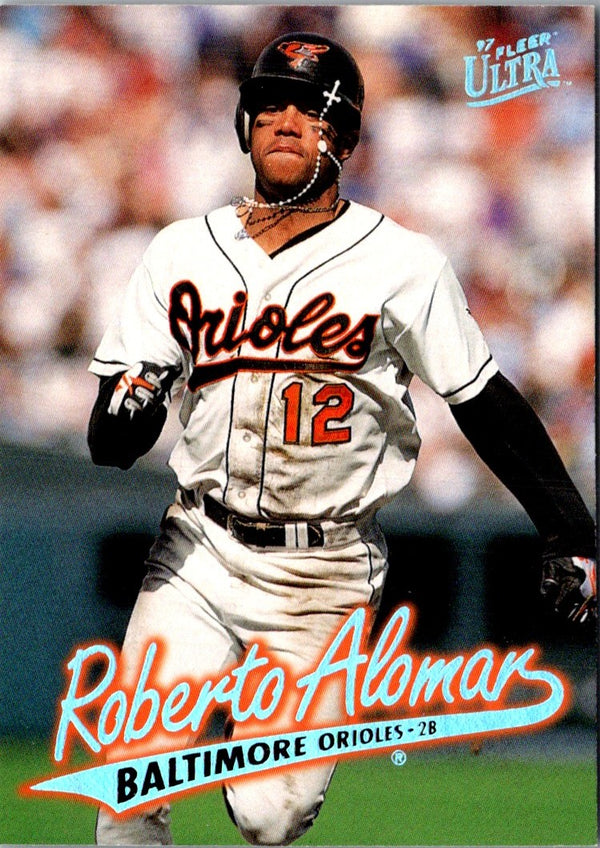 1996 Leaf Preferred Steel Roberto Alomar #12