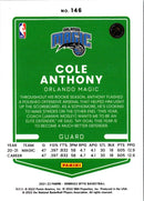 2021 Donruss Optic Blue Cole Anthony