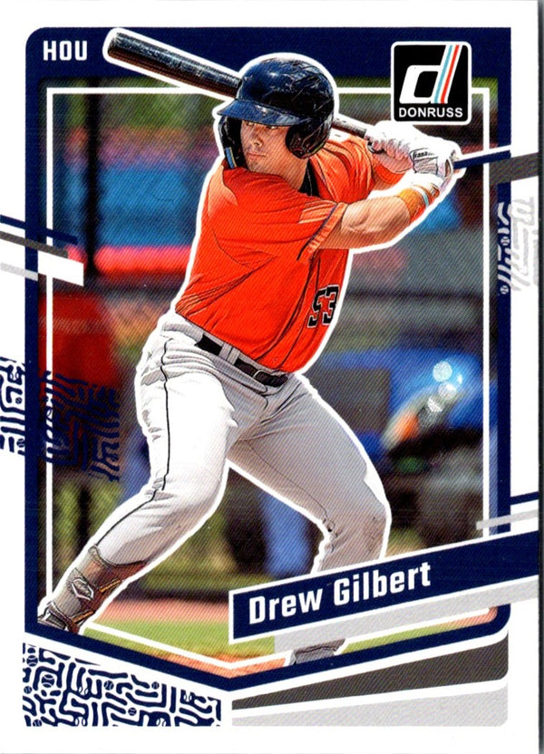 2023 Donruss Holo Blue Drew Gilbert #101