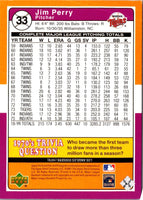 2001 Upper Deck Decade 1970's Jim Perry #33