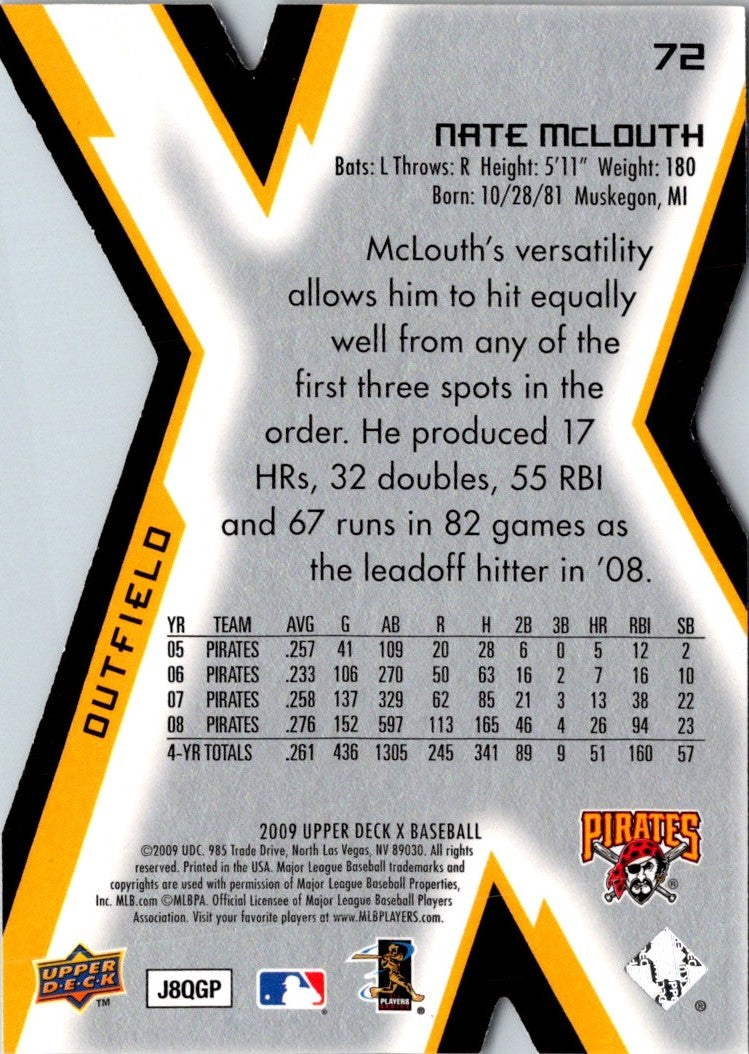 2009 Upper Deck X Nate McLouth