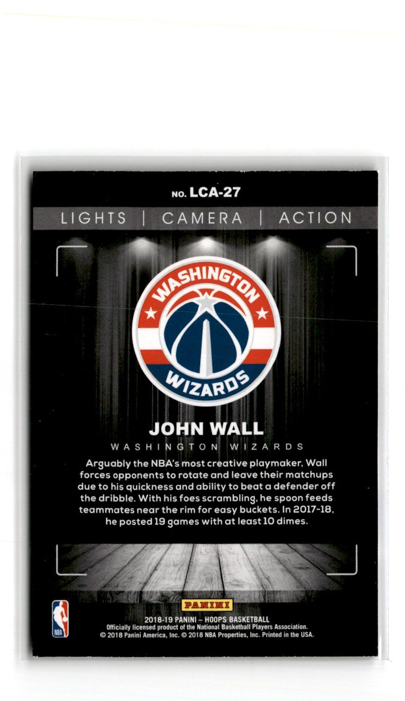 2018 Hoops Lights Camera Action John Wall