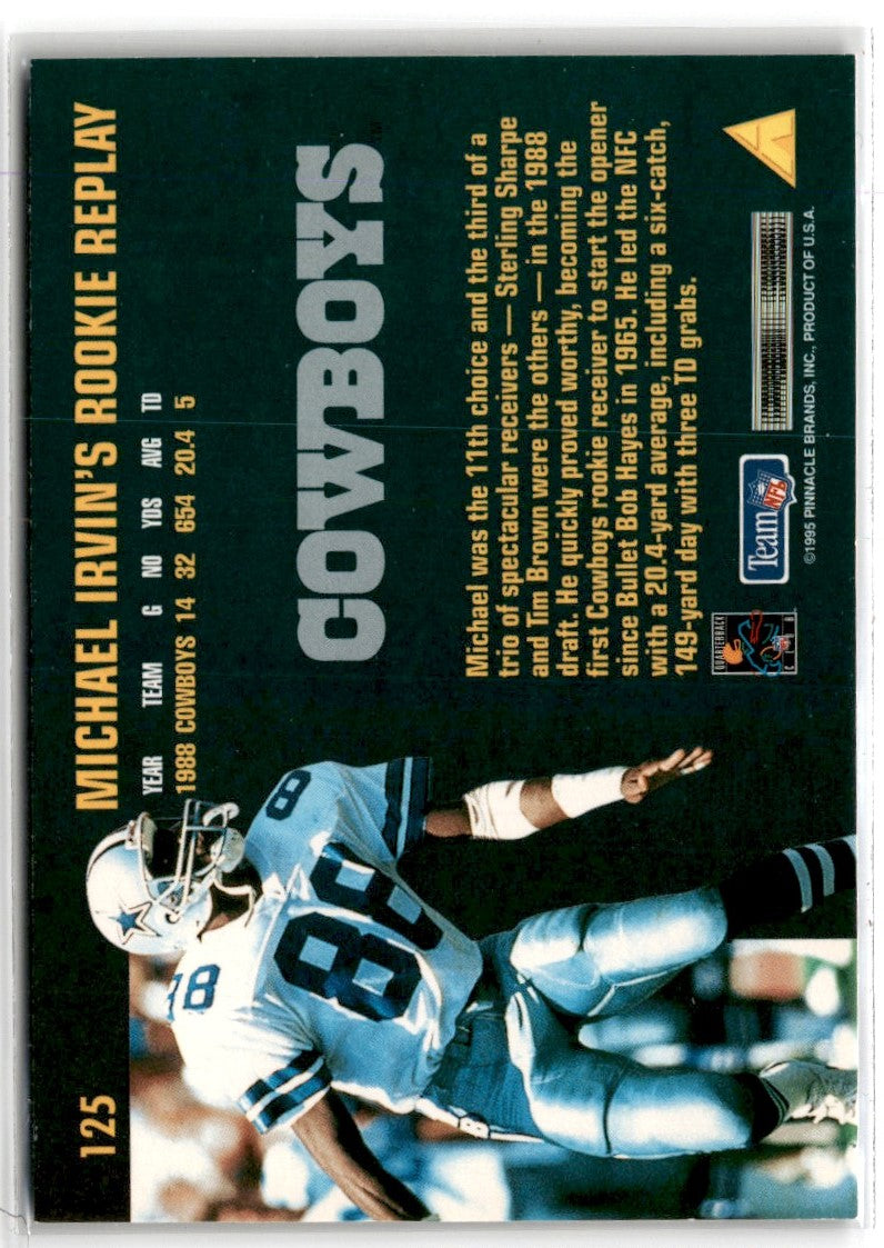 1995 Pinnacle Club Collection Michael Irvin