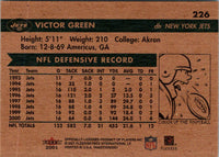 2001 Fleer Tradition Glossy Victor Green #226