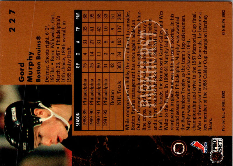 1991 Parkhurst French Gord Murphy