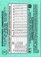 1986 Donruss The Rookies Steve Lombardozzi #18