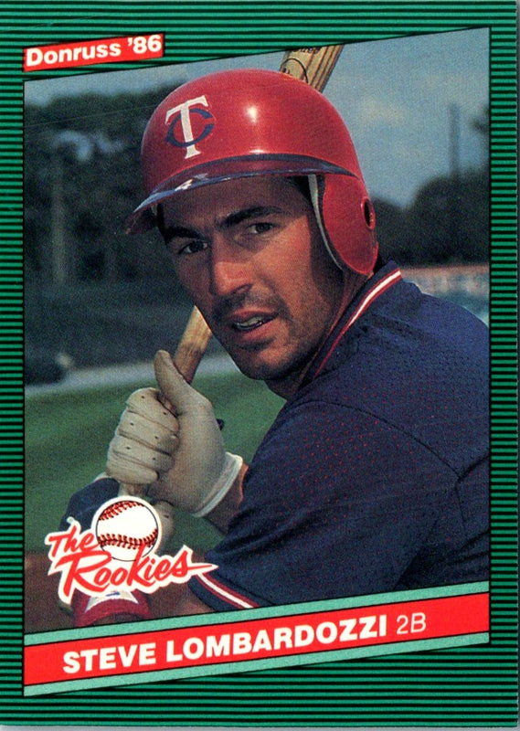 1986 Donruss The Rookies Steve Lombardozzi #18