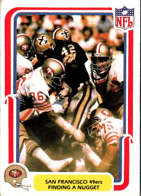 1980 Fleer Team Action Finding a Nugget (Defense) #50