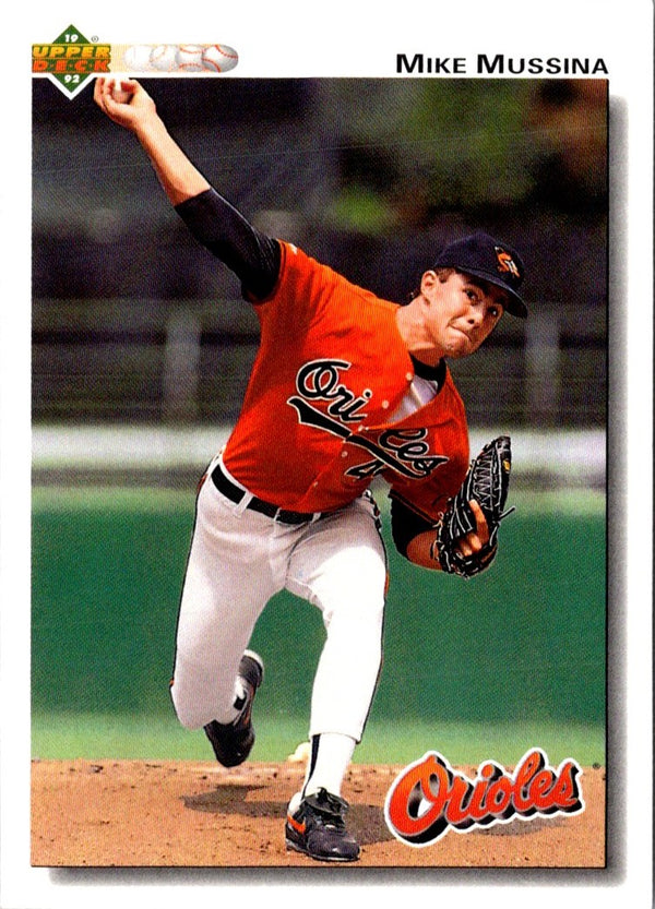 1992 Upper Deck Gold Hologram Mike Mussina #675