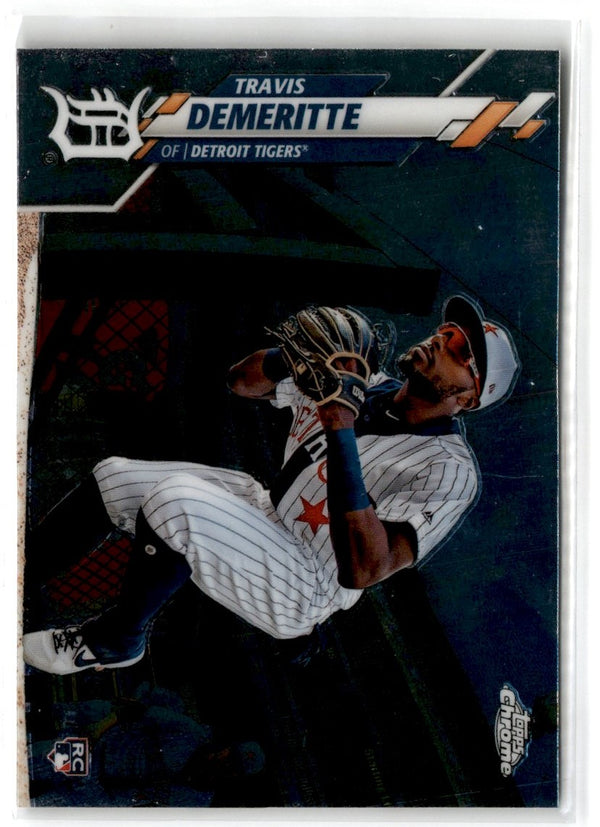 2020 Topps Chrome Travis Demeritte #26 Rookie