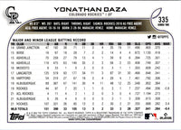 2022 Topps All-Star Game Stamped Yonathan Daza #335