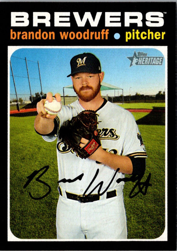 2020 Topps Heritage Brandon Woodruff #374
