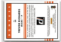 2019 Donruss Trevor Richards #201 Rookie