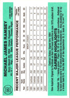 1984 Donruss Mike Ramsey #382