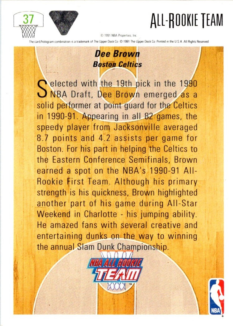 1991 Upper Deck Dee Brown