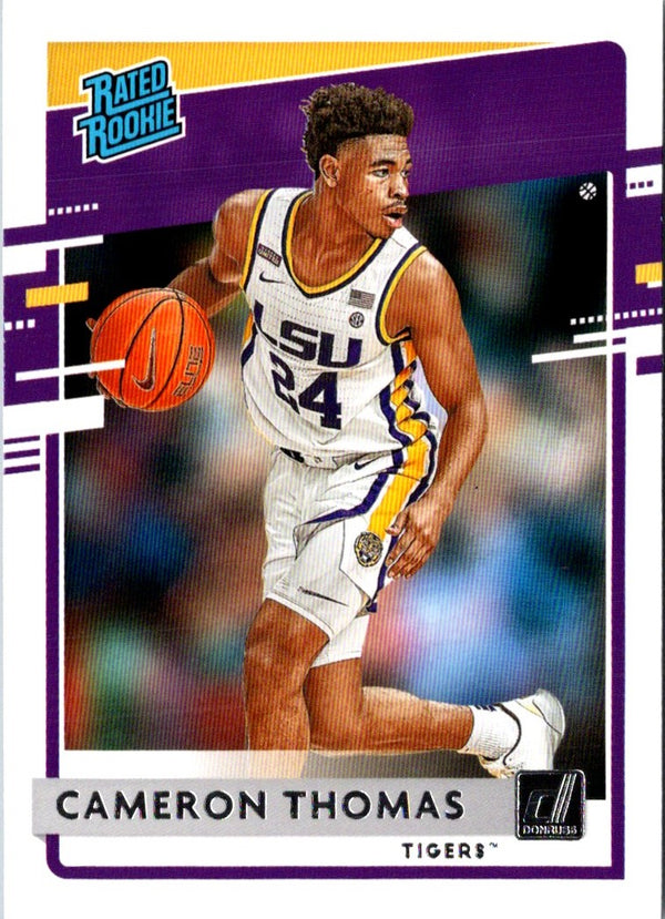 2021 Panini Chronicles Draft Picks Cameron Thomas #40