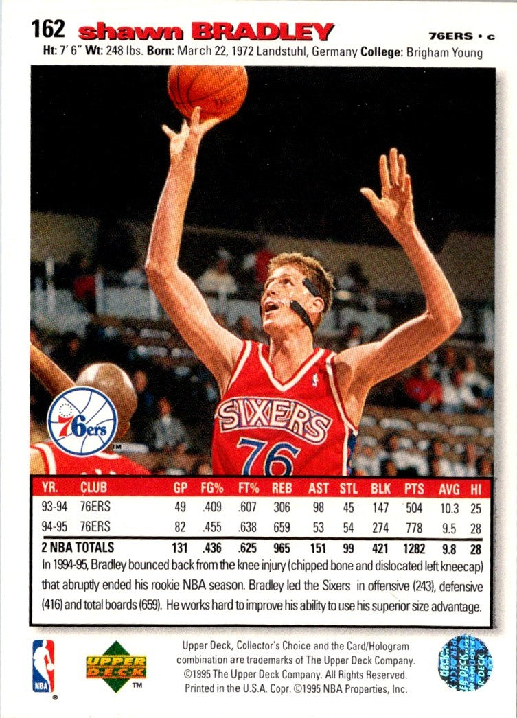 1995 Collector's Choice Shawn Bradley