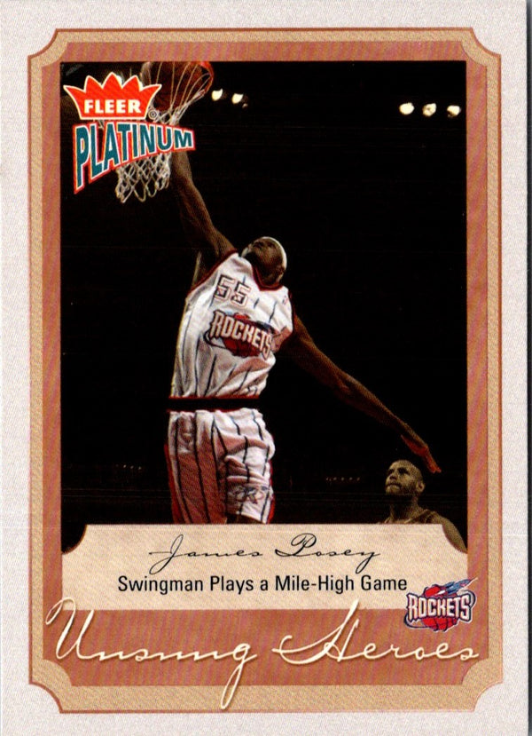 2002 Fleer Platinum James Posey #149