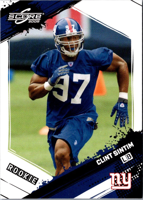 2009 Score Clint Sintim #325 Rookie