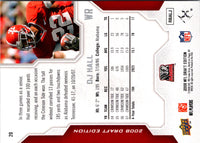 2008 Upper Deck Draft Edition DJ Hall #20