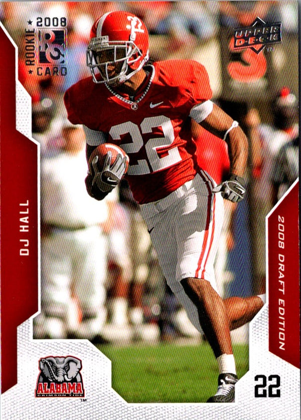 2008 Upper Deck Draft Edition DJ Hall #20