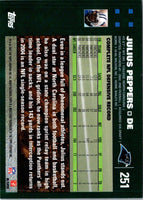 2007 Topps Julius Peppers #251