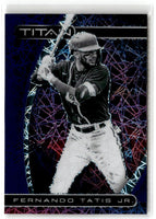 2021 Panini Chronicles Titan Blue Velocity Fernando Tatis Jr. #12