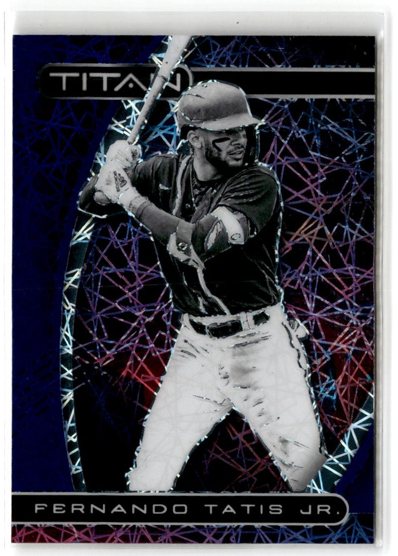 2021 Panini Chronicles Titan Blue Velocity Fernando Tatis Jr.