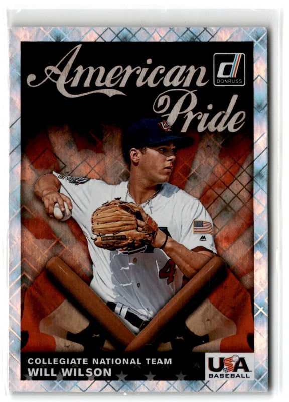2019 Donruss American Pride Will Wilson #AP2