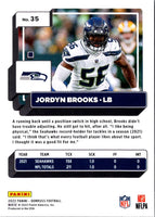 2022 Donruss Blue Press Proof Jordyn Brooks #35