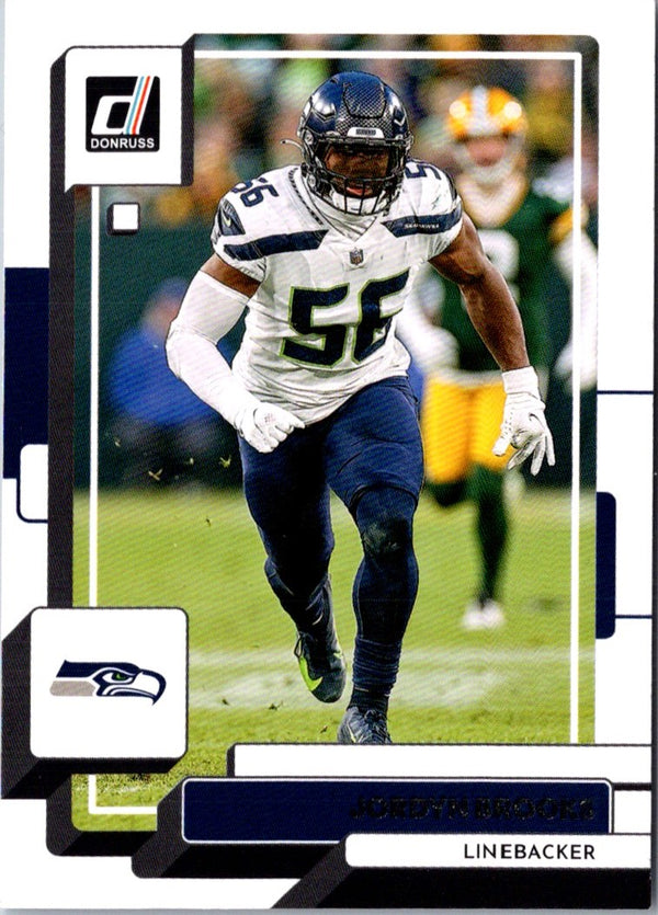 2022 Donruss Blue Press Proof Jordyn Brooks #35