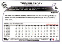 2022 Topps Chrome Trevor Story #27