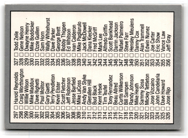 1991 Leaf Barry Bonds