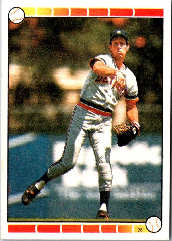 1989 O-Pee-Chee Stickers Alan Trammell #281B