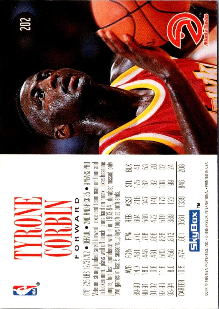 1994 SkyBox Tyrone Corbin