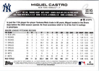 2022 Topps Update Miguel Castro #US145