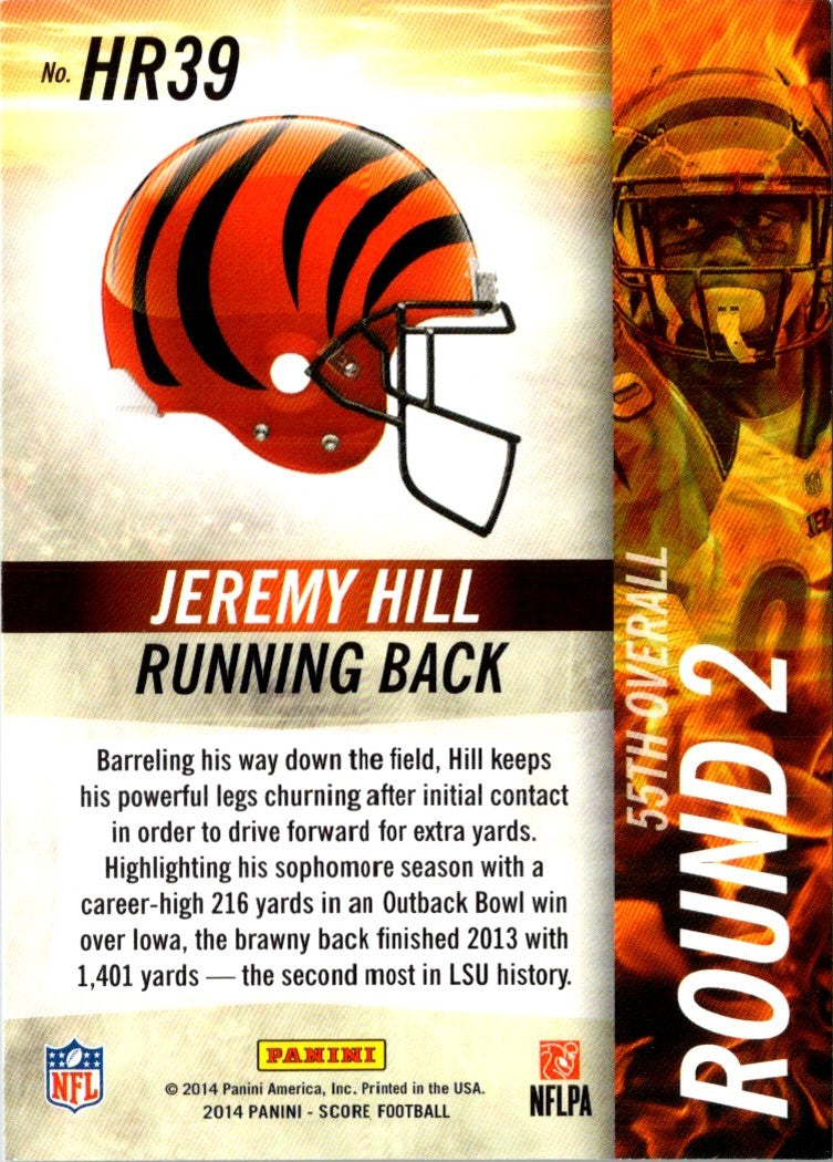 2014 Panini Hot Rookies Jeremy Hill