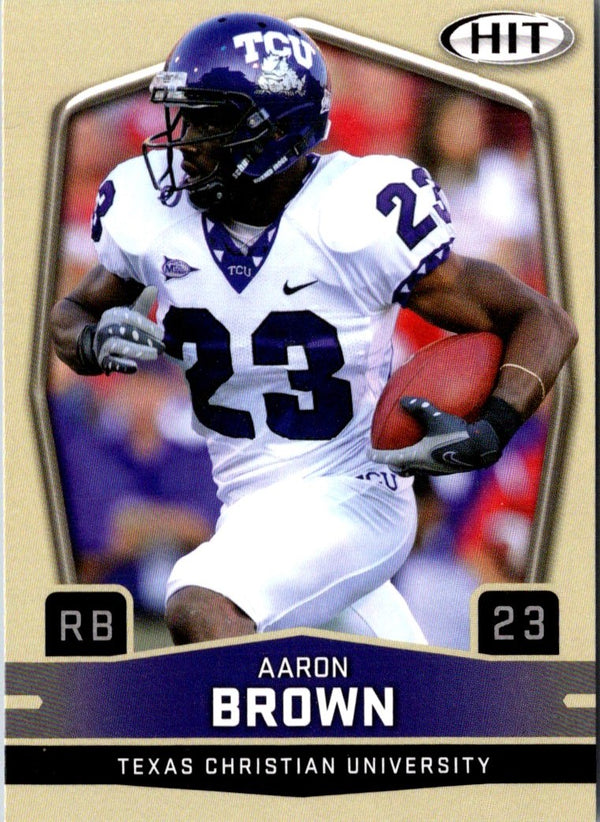 2009 SAGE HIT Glossy Aaron Brown #62