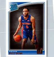 2018 Donruss Optic Blue Velocity Bruce Brown #161