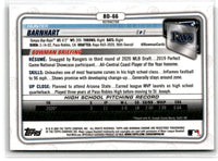 2020 Bowman Draft Chrome Hunter Barnhart #BD-66