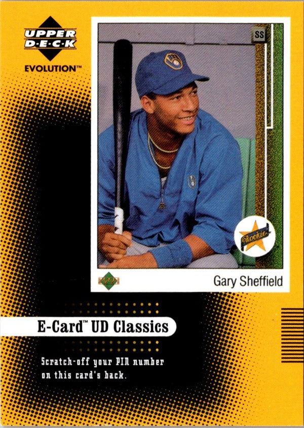 2001 Upper Deck Evolution e-Card Classics Gary Sheffield #EC2