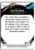 2020 Topps Fire Blue Chip Austin Nola #112