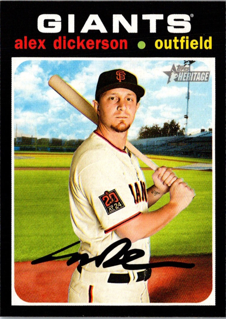 2020 Topps Heritage Alex Dickerson