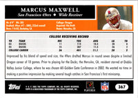 2005 Topps 50th Anniversary Rookies Marcus Maxwell #367