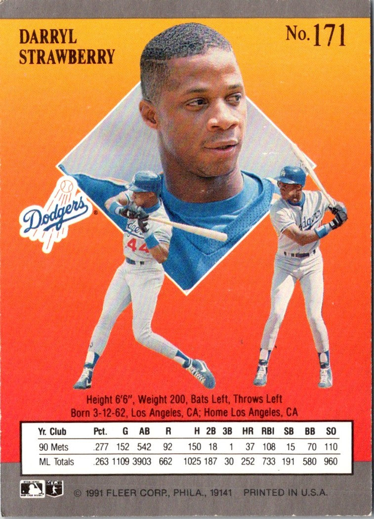 1991 Ultra Darryl Strawberry