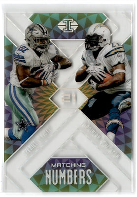 2018 Panini Illusions Matching Numbers Ezekiel Elliott/LaDainian Tomlinson #13