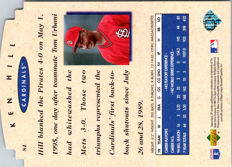 1995 SP Championship Ken Hill