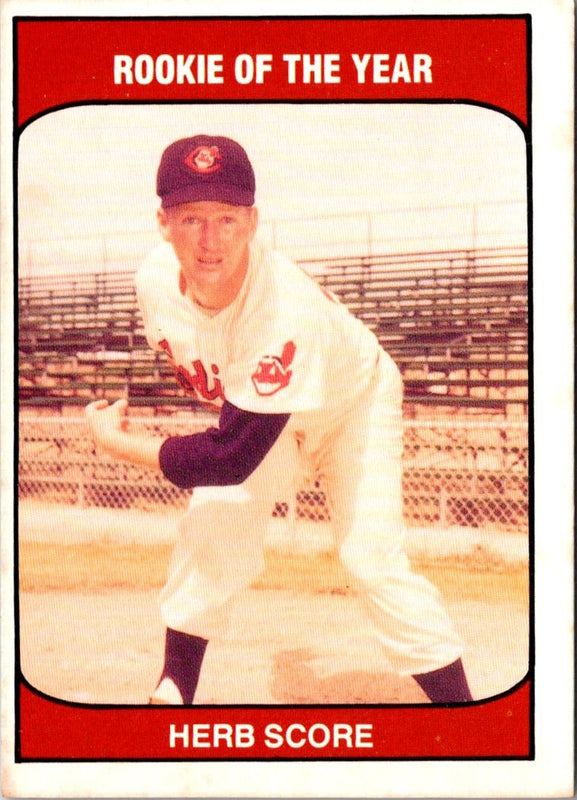 1985 TCMA Rookies of the Year Herb Score #NNO