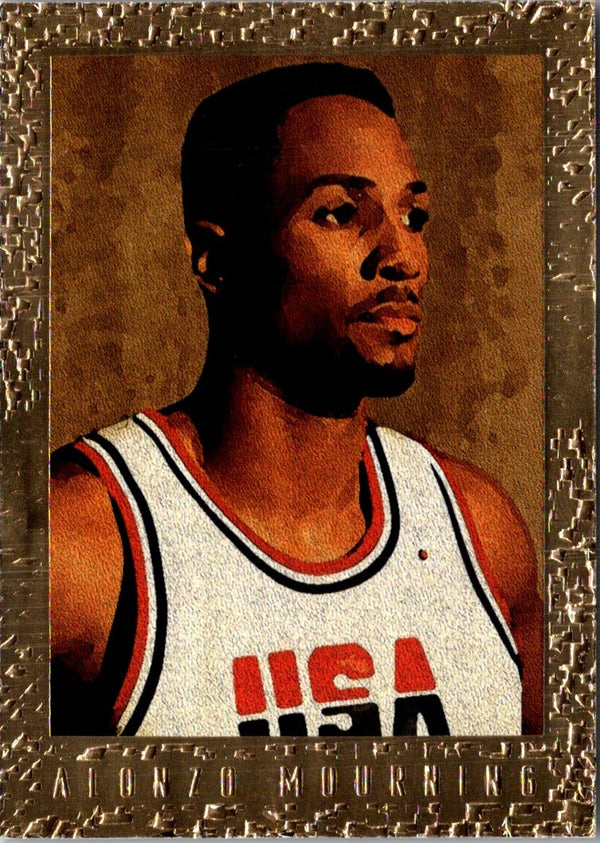 1994 SkyBox USA Portraits Alonzo Mourning #PT1